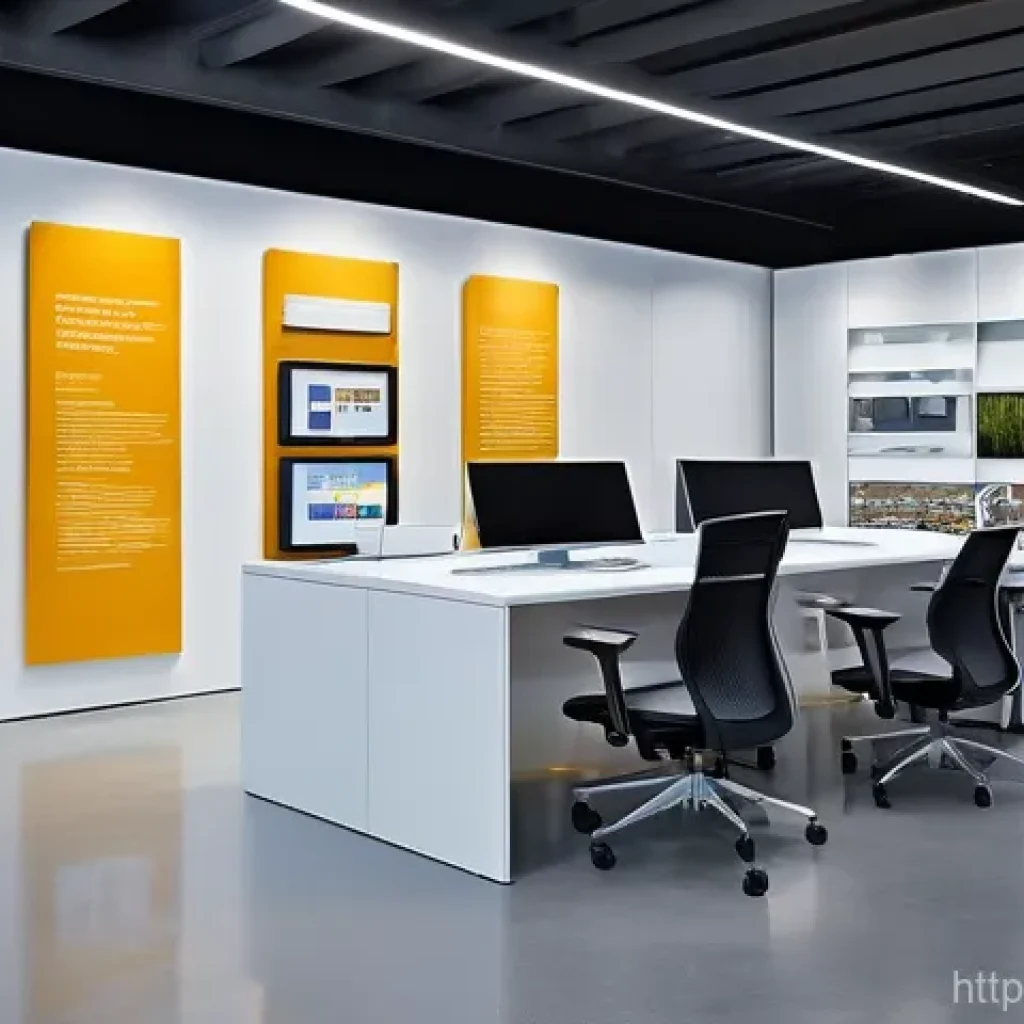 컴퓨터 파일 검색 유틸리티 추천 - 1s." The scene is brightly lit, emphasizing her positive expression and the crisp, efficient display...